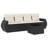 Vidaxl Garden Sofa Set Black