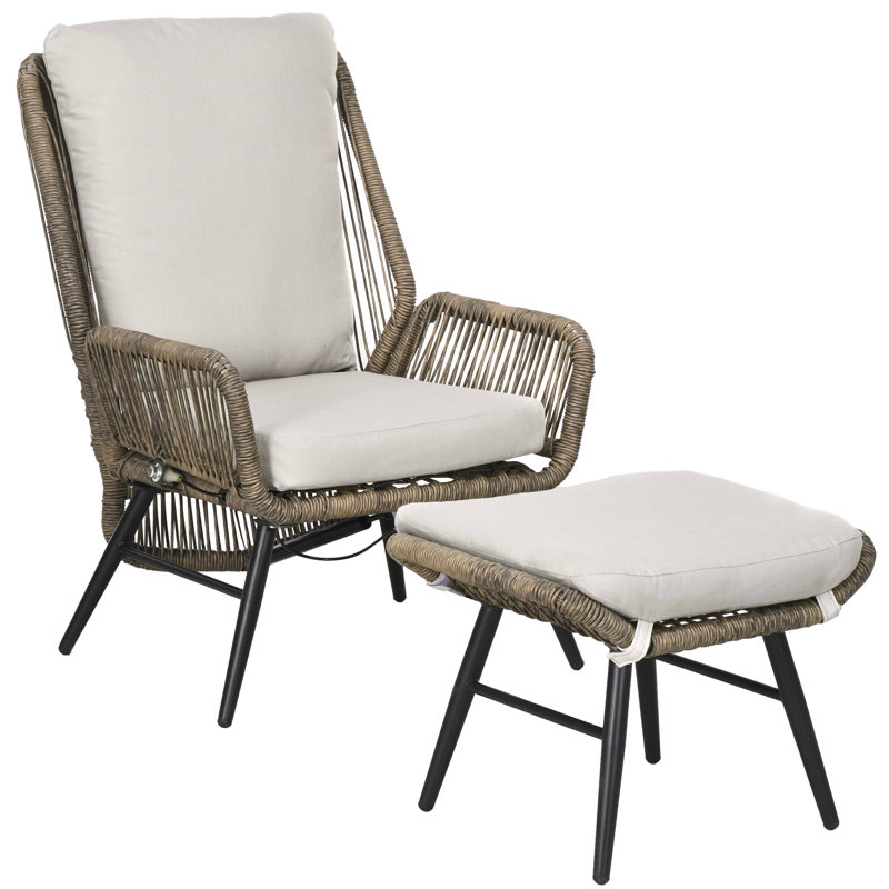 Chaise de salle à manger en osier Lauriston