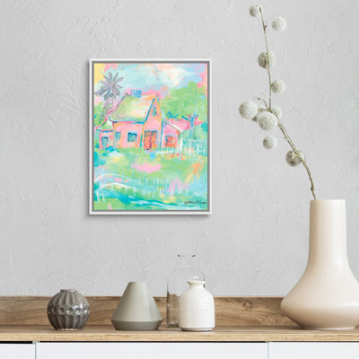 " Sherbet House " by Jessica Mingo Painting Print
