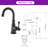 10.9"H Solid Brass Single-Handle Bathroom Sink Faucet-115323077