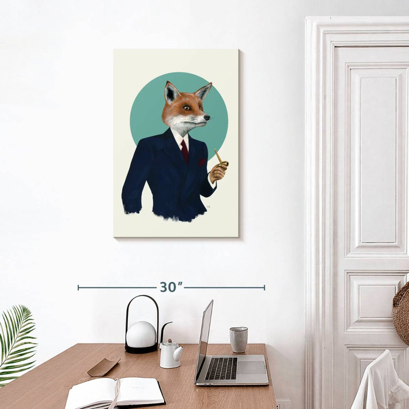 Brampt Mr. Fox, 30" H x 20" W