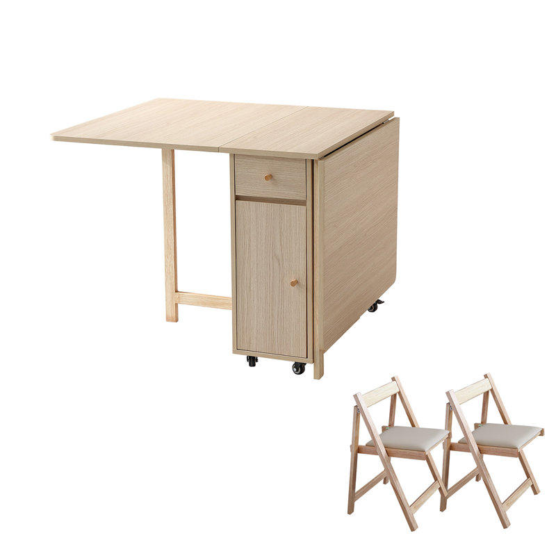 Dining Table, One Table with 2 Chairs