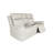Titus Reclining Loveseat With Console, Power Headrests, Lumbar, Heat & Massage-101547570