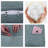 Sit-up Back Comfort Linen Blend Gray Headboard Reading Wedge Pillow for Bed Rest Back Support Compression-56097844