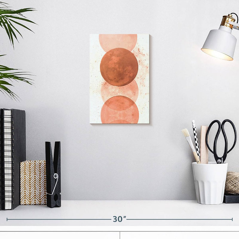 Oberle Sunset Circles, 12" H x 8" W