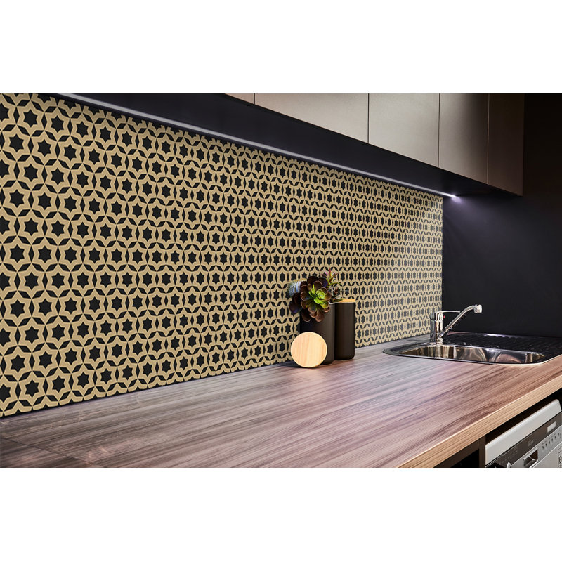 Self Adhesive Vinyl Splashback 39,37x19,68 Inch Wall Tiles Wall Stickers Tile Peel and Stick Sticker
