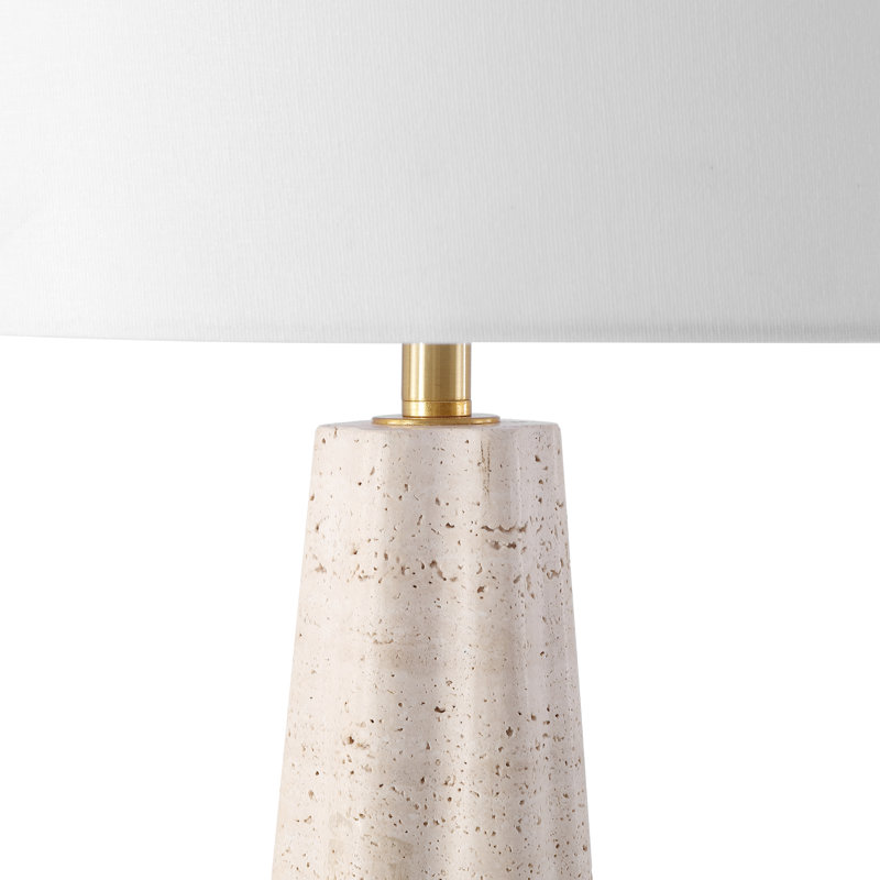 Charay Travertine Table Lamp
