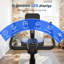 Vélo d'intérieur MERACH, capacité de 300 lb, résistance magnétique silencieuse avec application gratuite et support pour tablette