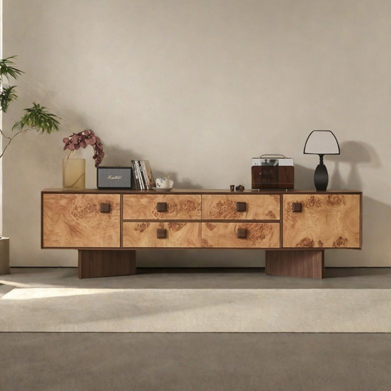 Meuble télé moderne avec rangement, 94.49"