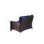 Ensemble de patio complet en rotin avec coussins 4 pièces Braxter Williamsport-210230885