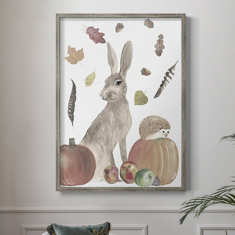 CuteAutumnForestII Framed Print - Solid Wood