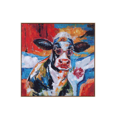 Toile encadrée Cool Dude Blue Animal