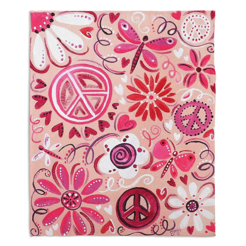  Couverture Peace, 51 po x 60 po