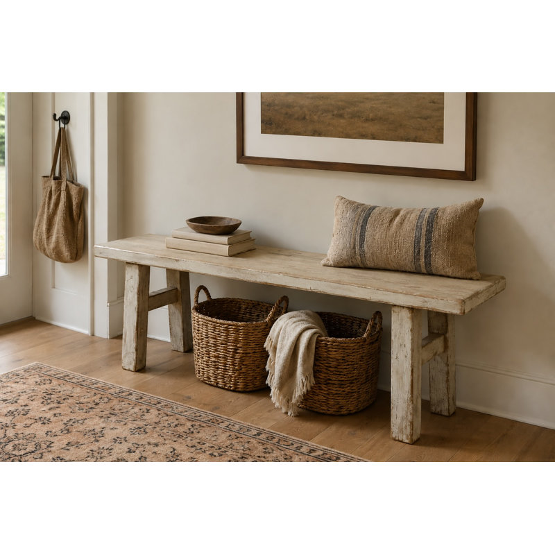 Miryam Solid Wood Dining Bench