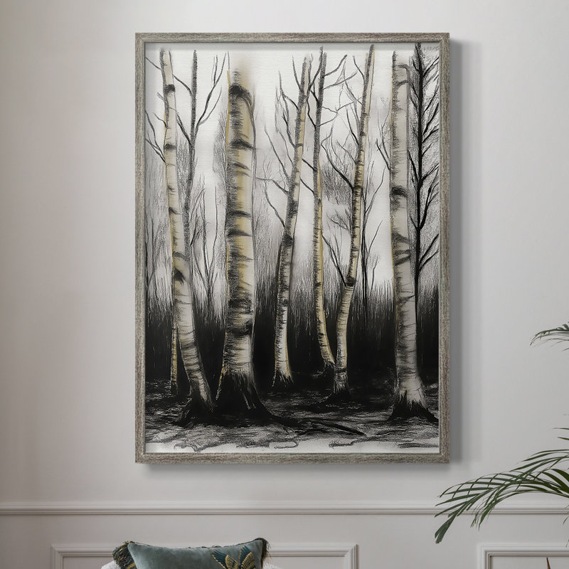 «LANDSCAPES Series XVII», reproduction encadrée - bois massif, H 11 po x l 9 po