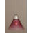 Cord Hung Mini Pendant Shown In Black Copper Finish With 10" Amber Crystal Glass-32464173-32464191-32464180