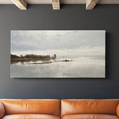 Série nautique-CCCCL- Toile tendue avec châssis - Prêt à accrocher