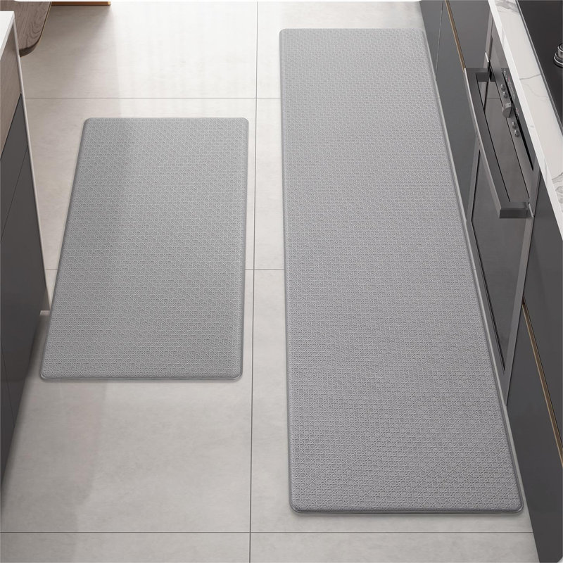 Tapis anti-fatigue Agilmar, Tapis de couloir 1 pi 4 po x 4 pi 9 po et 1 pi 4 p, Gris