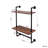 Wall Mounted Shelves with 3 hooks