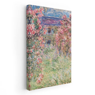 La maison parmi les roses, 1925 - reproduction d'art sur toile