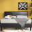 Brayden Vegan Leather Platform Bed-447244163
