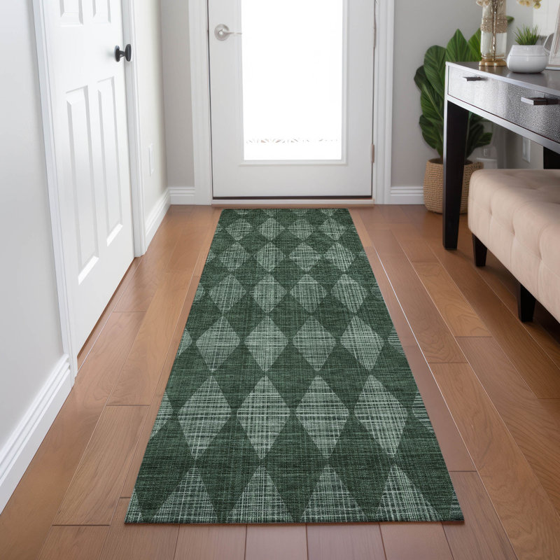 Tapis intérieur / extérieur Fayme, Tapis de couloir 2 pi 3 po x 7 pi 6 po