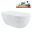 Baignoire autoportante 61 "avec drain 61" Streamline-101310193