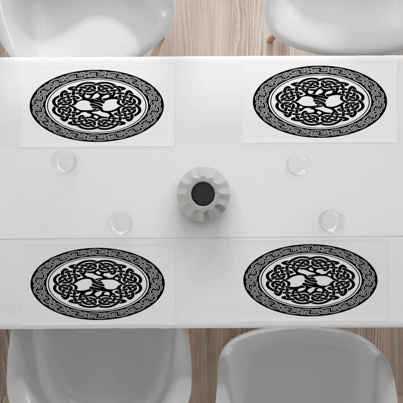 Polyester Geometric Rectangle Placemat