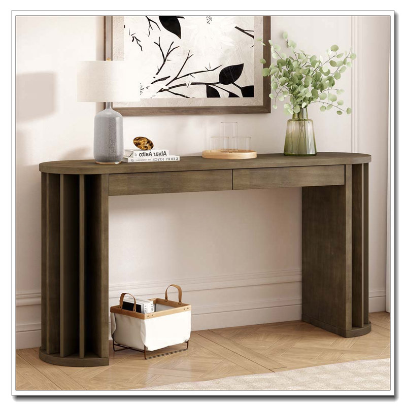 Console de 59 po de longueur, Naturel