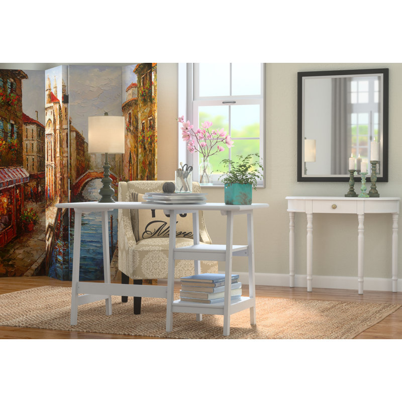 36'' Console Table, White