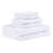510 Design 400 GSM Essential Bundle White 100% Cotton Quick Dry Super Soft 6-Piece Towel Set-102362692-112065822