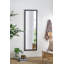 Miroir pleine longueur 23 po x 72 po avec cadre perlé en métal, miroir rectangulaire surdimensionné pour le salon et la chambre à coucher
