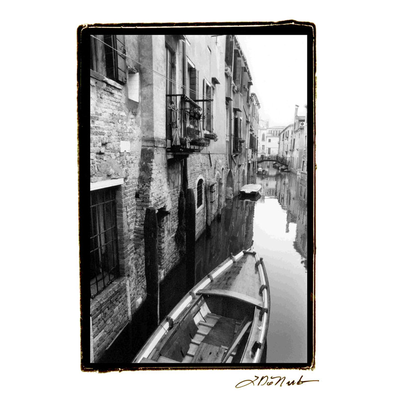 Voies navigables de Venise V, H 18 po x l 12 po