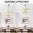 9-Light 23.6" French Crystal Tiered Chandelier, Dimmable Feather & Drop K9 Crystal Pendant Light with Gold Frame for Living Room, Dining Room
