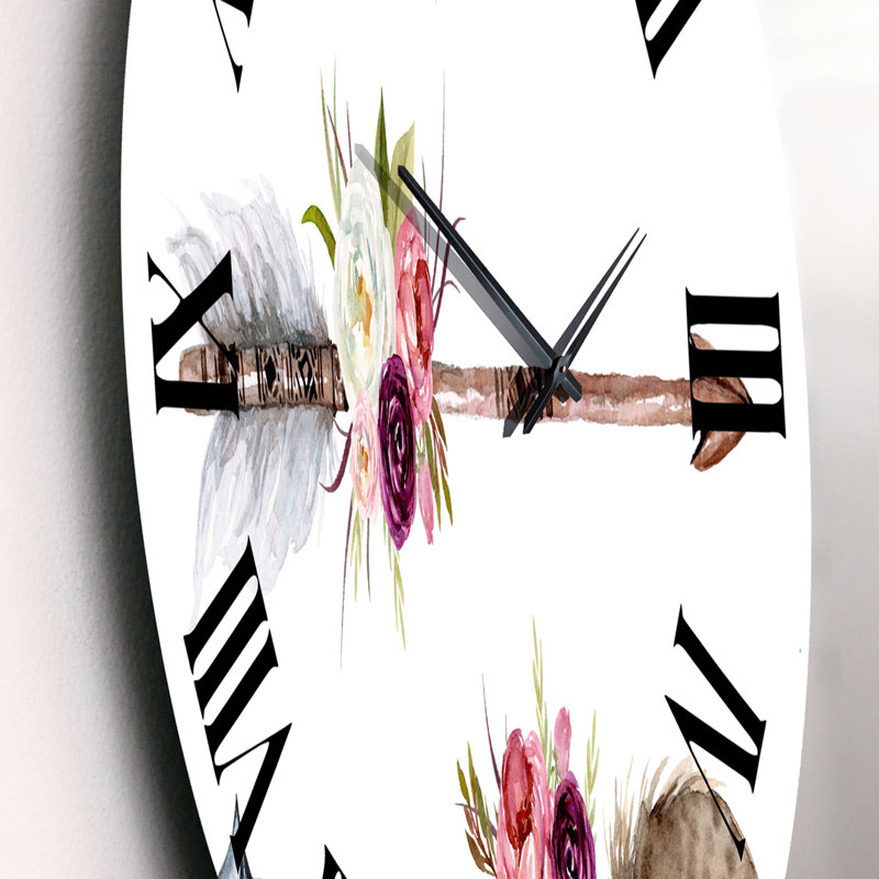 Horloge murale bohème et éclectique, Moyenne