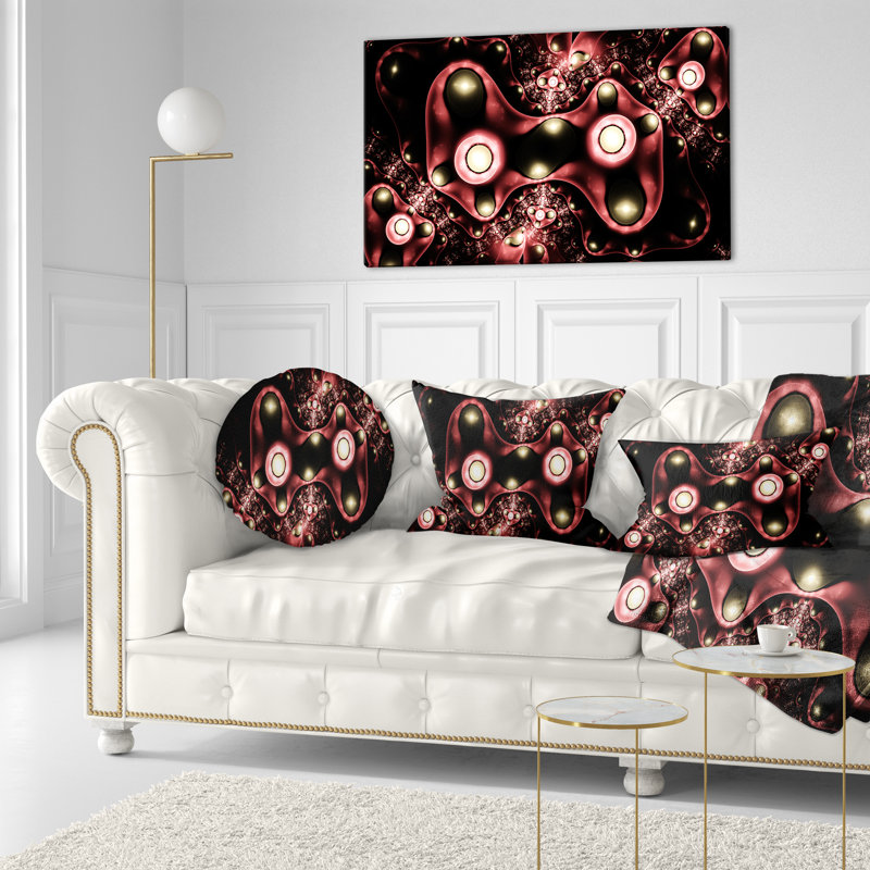 Coussin lombaire artful floral 3d