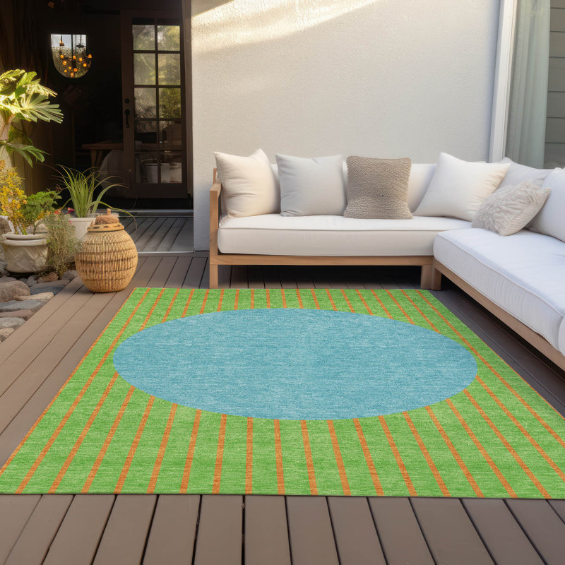 Tapis lavable intérieur / extérieur Ember , 8' x 10'