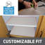 Premium Luxury Shelf & Drawer Liner, Thick Cushioned Fabric, Absorbent, Waterproof, Slip-Resistant, Non-Adhesive, Liners for Kitchen Cabinets, Cupboards (Tan Global) (12”x59”) (USA Made)-101170186-87189152