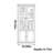 Classic pop white bookcase