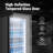 Yeego 17.48 Cu.ft Commercial Refrigerator Display Merchandiser 17.48 CU.FT