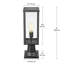 Luminaire suspendu à 1 lumière Fahriye