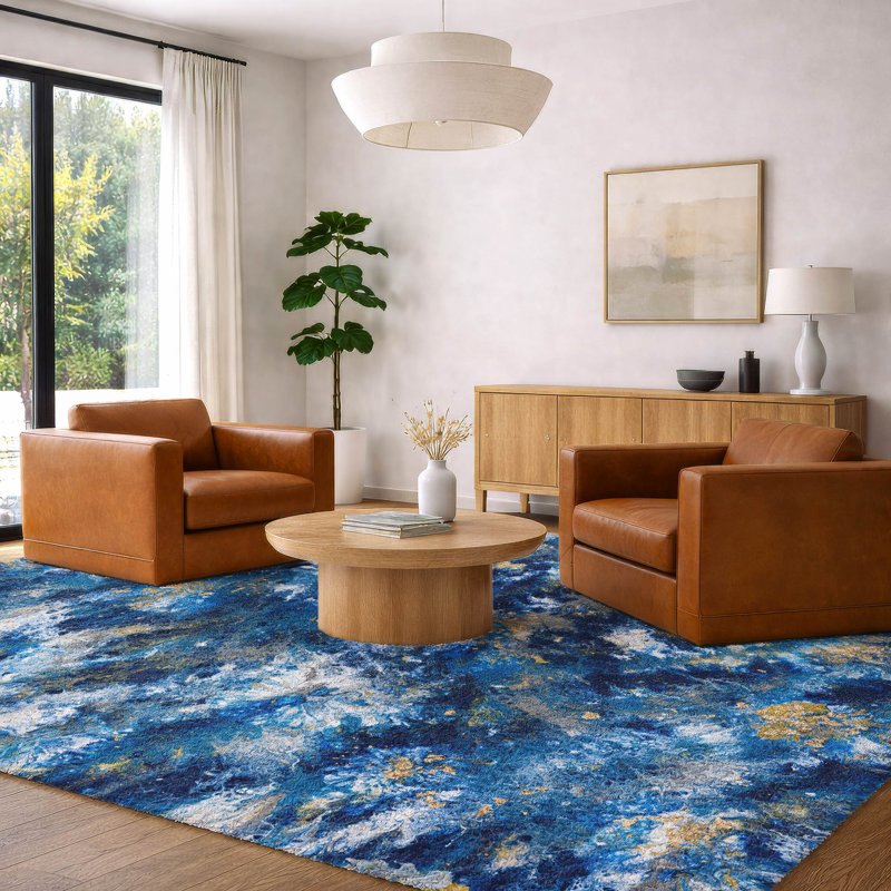 Tapis à poil long de qualité supérieure lavable à la machine ADS62, 10 pi x 14 pi