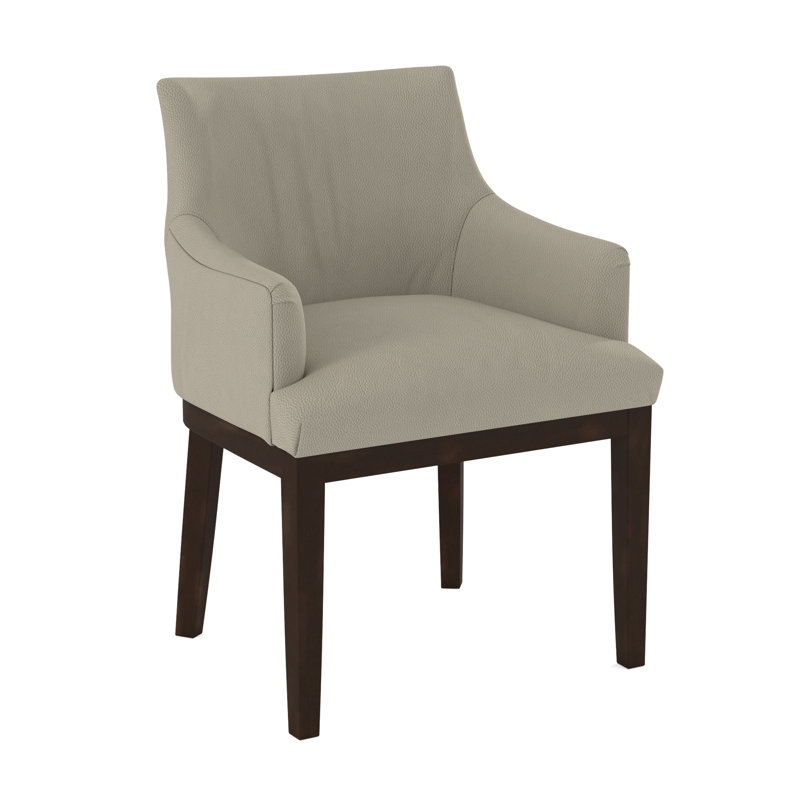 19'' H Upholstered Armchair, Nutmeg, Rumor Dymond Dust