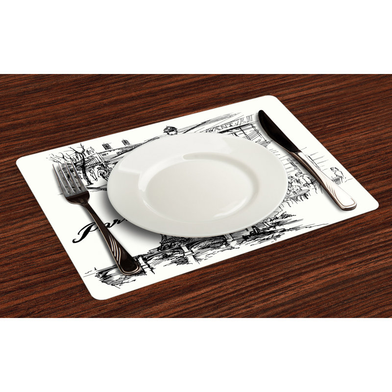 Polyester Cities & Maps Rectangle Placemat