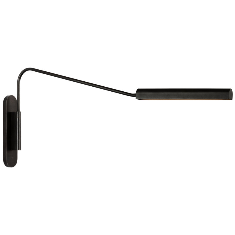 Austin 1 - Light LED Armed Sconce, Aged Iron
