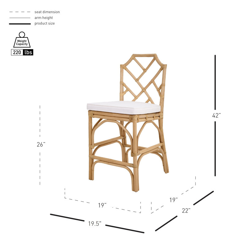 Jaime Counter Stool, Natural