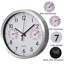 Horloge murale à quartz avec thermomètre et hygromètre Ebern Designs-855323804