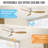 52" Modern Style 3-blade Flush Mount Ceiling Fan Light With Remote Control, Supports Mobile Phone Connection And Voice Function-114903051