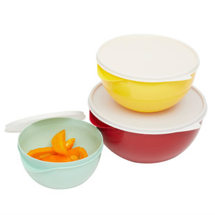 Pyrex 8-piece 100 Years Glass Mixing Bowl Set (Limited Edition) - Assorted  Colors Lids 