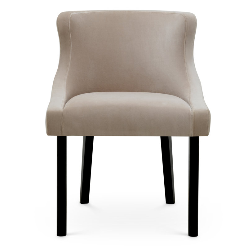 Dining Chair Chavelle Black Finish, Torrin Natural